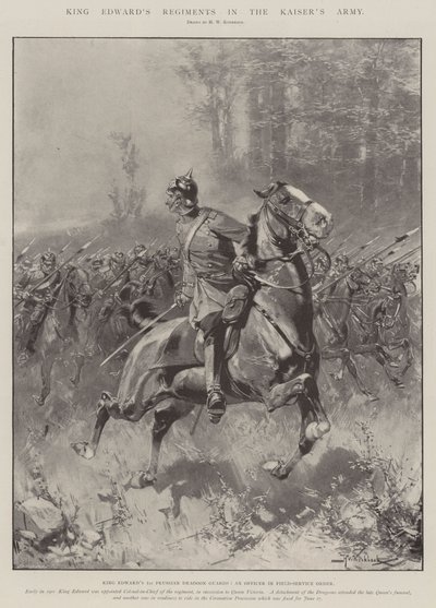 Regimenten van koning Edward in het leger van de keizer door Hermanus Willem Koekkoek